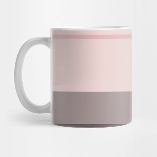 A prime federation of Dirty Purple, Grey, Pale Pink and Soft Pink stripes. by Sociable Stripes